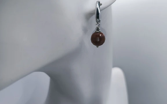 Серьги из яшмы ар-6