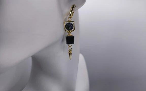 Серьги из агата ар-7