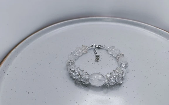 Браслет из горного хрусталя