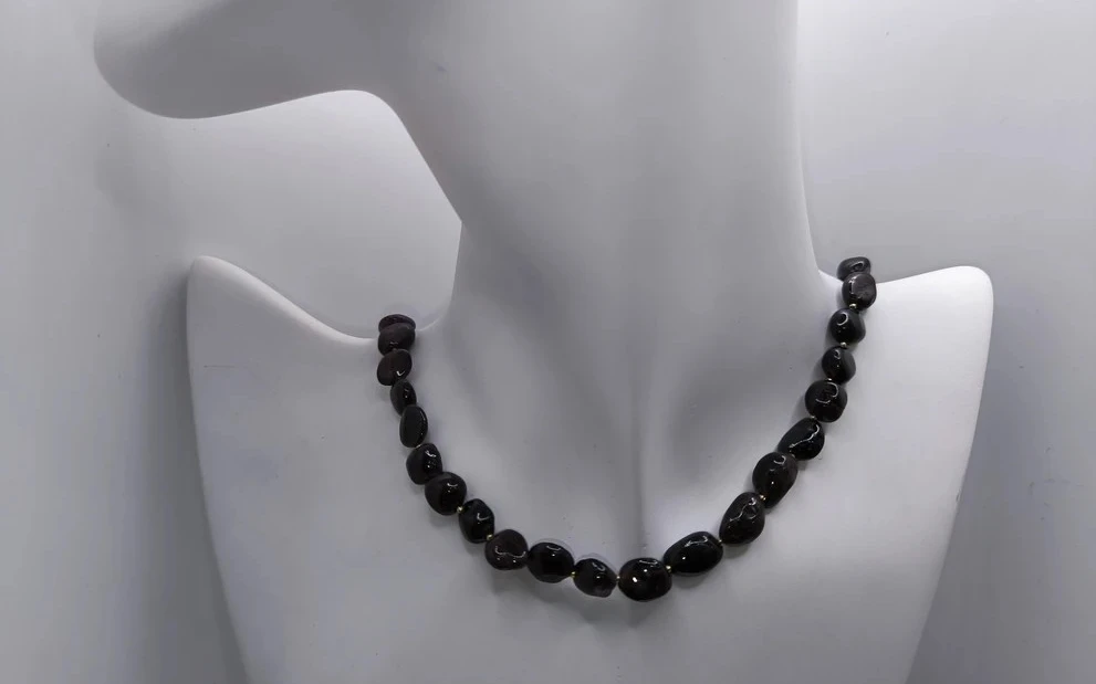 Бусы из граната ар-3