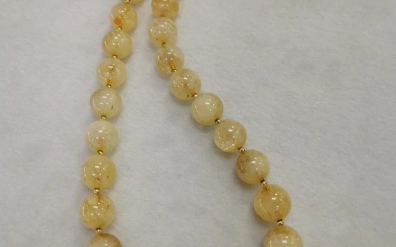 Бусы из цитрина ар-2