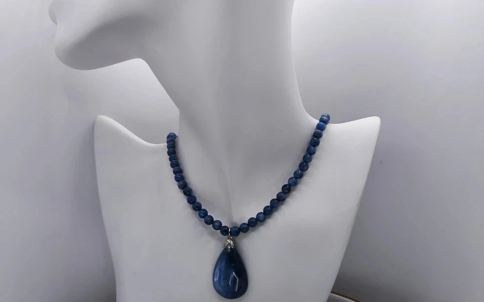Бусы из кианита ар-5