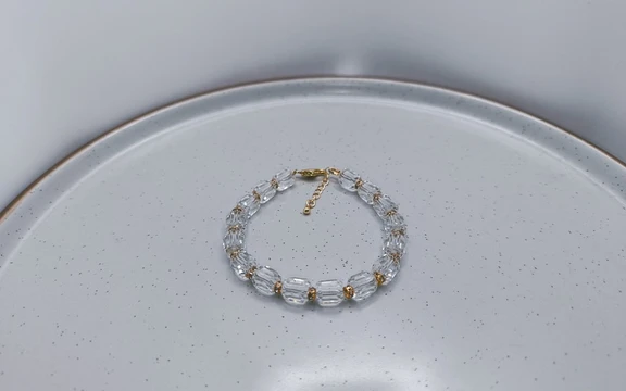 Браслет из горного хрусталя ар-3