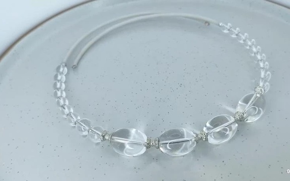 Бусы из горного хрусталя ар-2