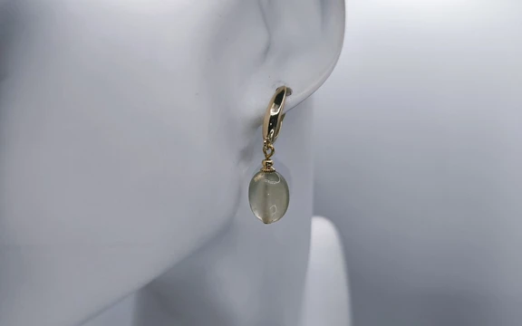 Серьги из цитрина ар-5