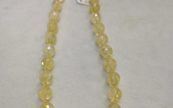 Бусы из цитрина ар-4