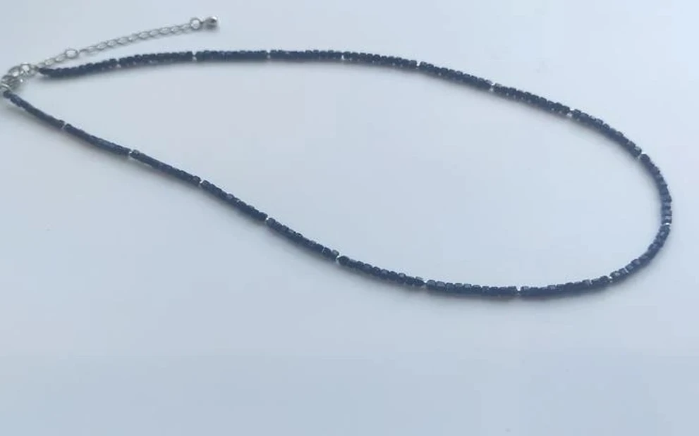 Бусы из синего авантюрина ар-12