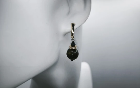 Серьги из туралина ар-4