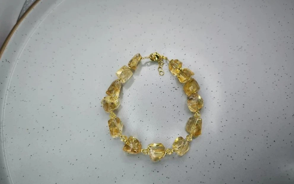 Браслет из цитрина ар-5