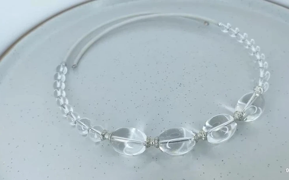 Бусы из горного хрусталя ар-2