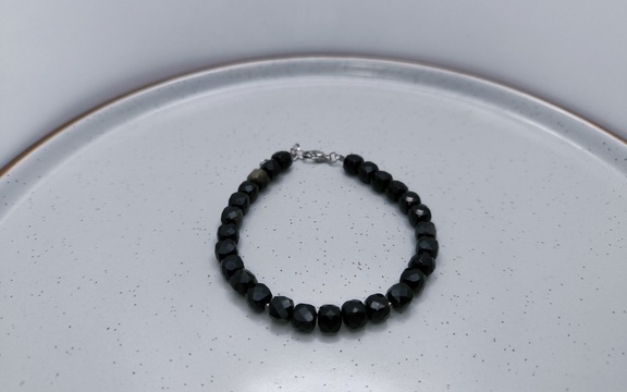 Браслет из обсидиана ар-4