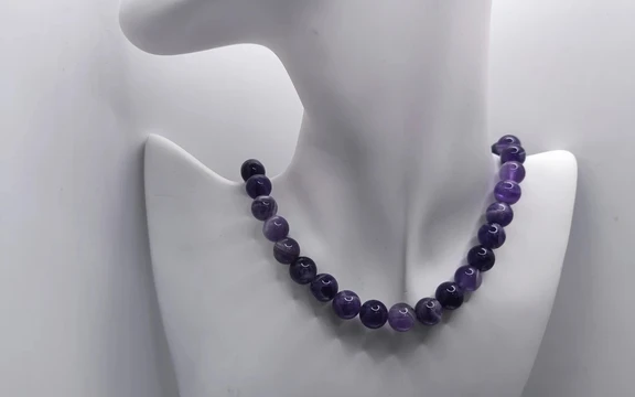 Бусы из аметиста ар-9