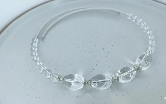 Бусы из горного хрусталя ар-2