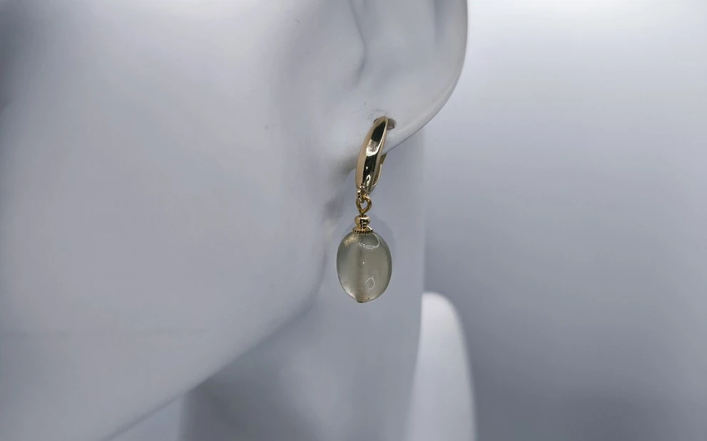 Серьги из цитрина ар-5