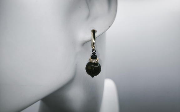 Серьги из туралина ар-4