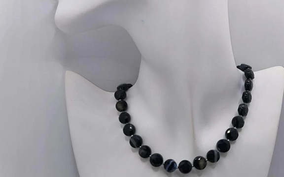 Бусы из агата -37