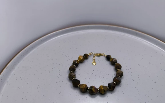 Браслет из тигрового глаза