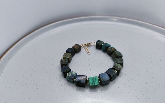Браслет из хризоколлы