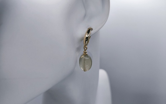 Серьги из цитрина ар-5