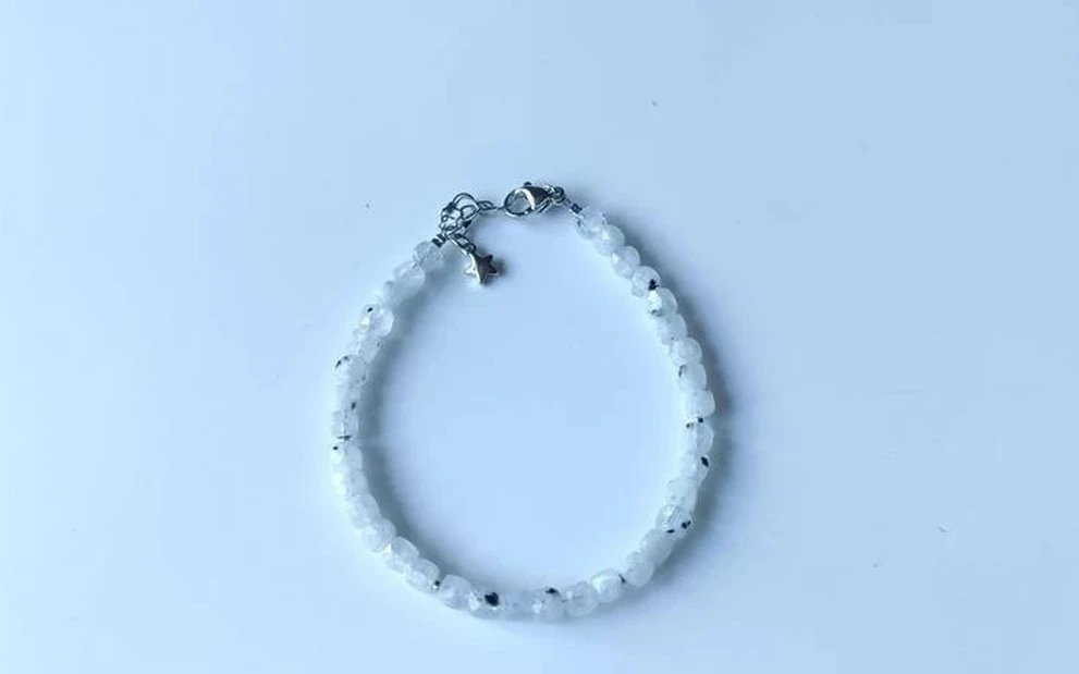 Браслет из лунного камня ар-2