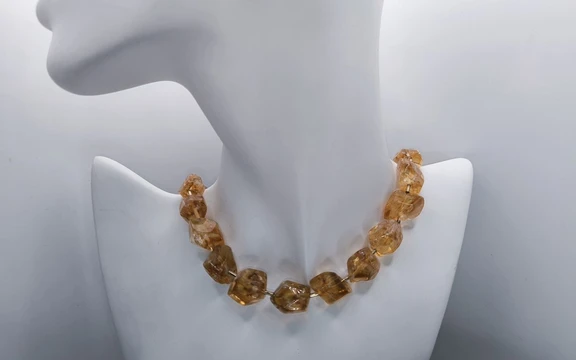 Бусы из цитрина ар-5