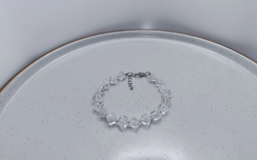 Браслет из горного хрусталя ар-4