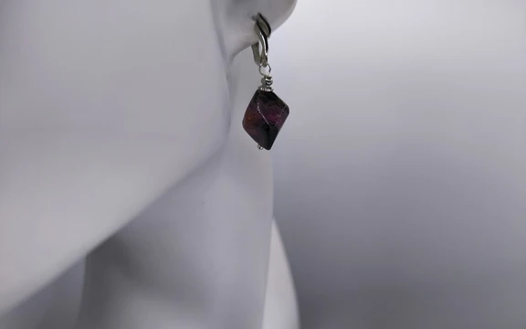 Серьги из агата ар-6