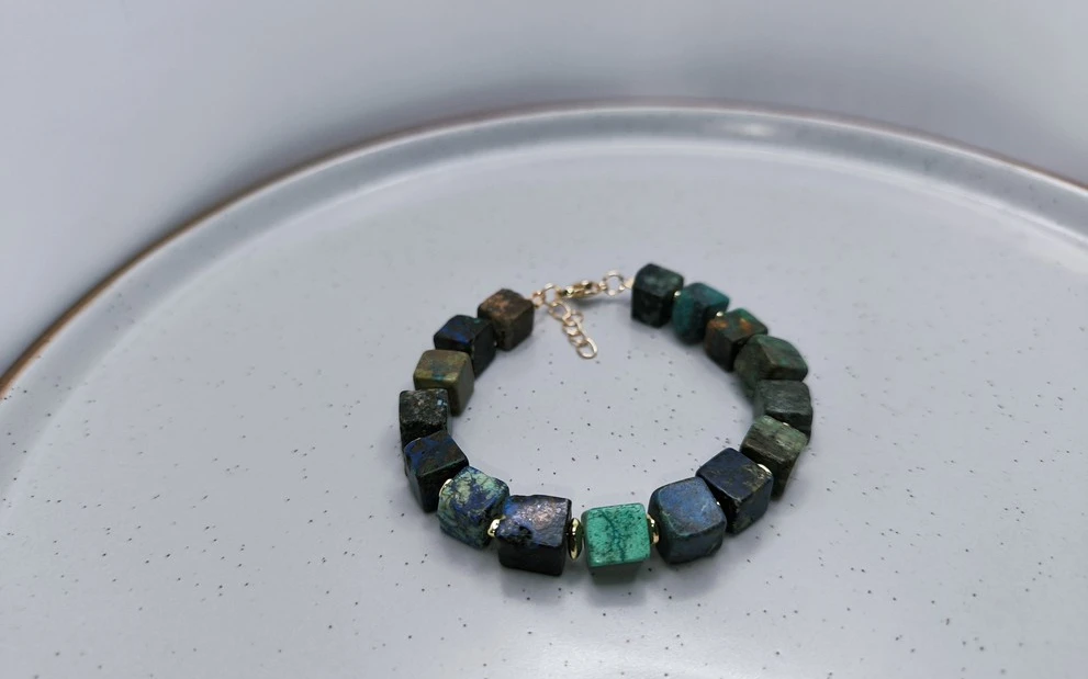 Браслет из хризоколлы