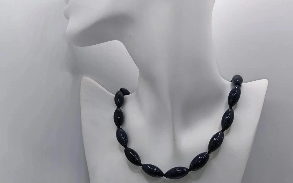Бусы из синего авантюрина ар-19