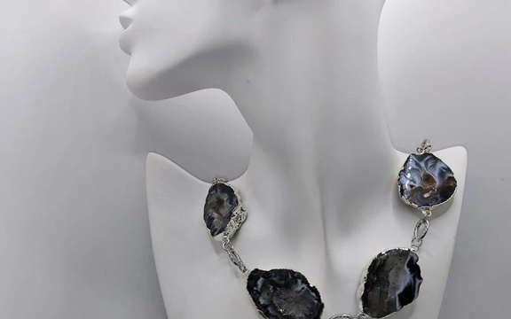 Бусы из агата ар-43