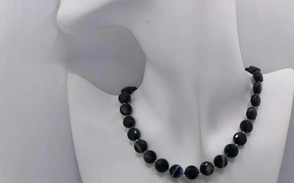 Бусы из агата -37