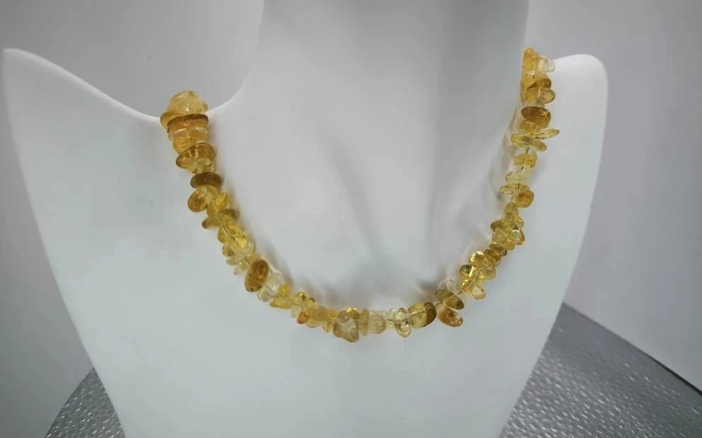 Бусы из цитрина ар-7