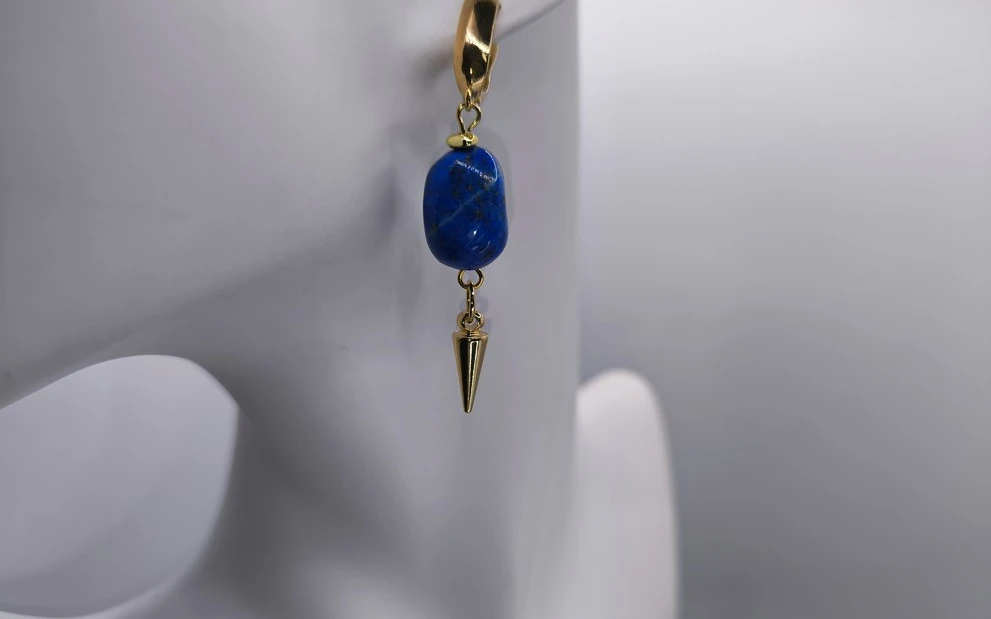 Серьги из лазурита ар-5