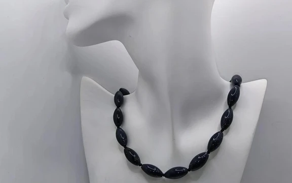 Бусы из синего авантюрина ар-19