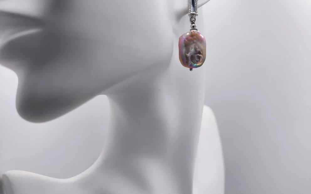 Серьги из жемчуга ар-3