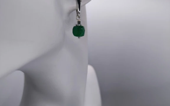 Серьги из нефрита ар-2