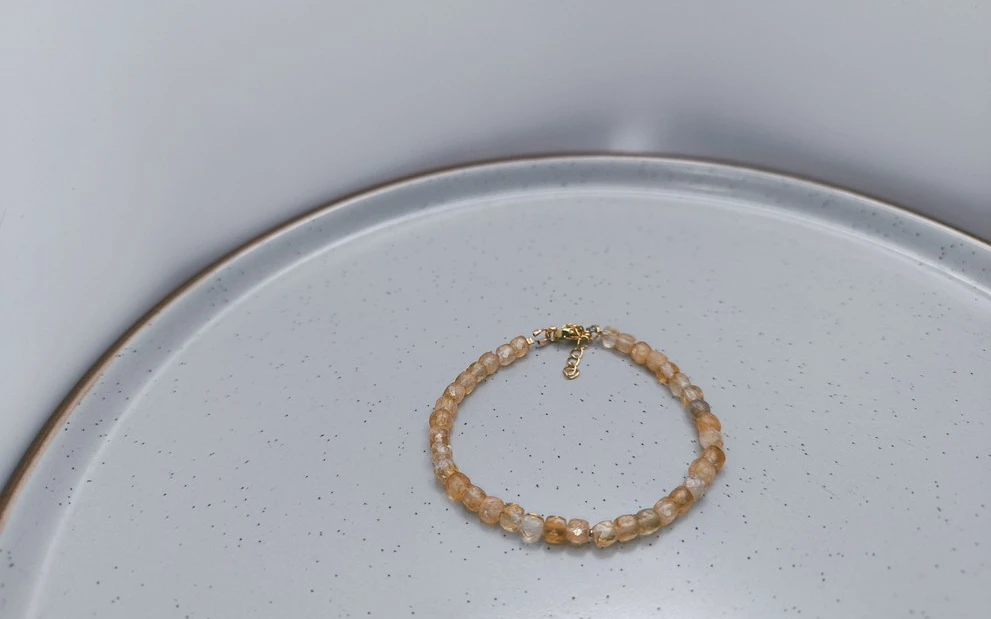 Браслет из цитрина ар-2